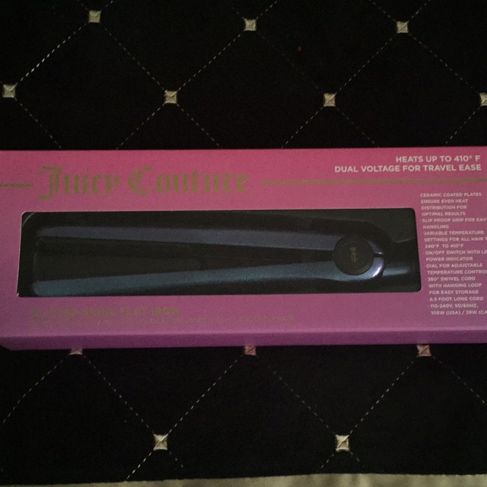Juicy couture Glitter Shine Flat Iron